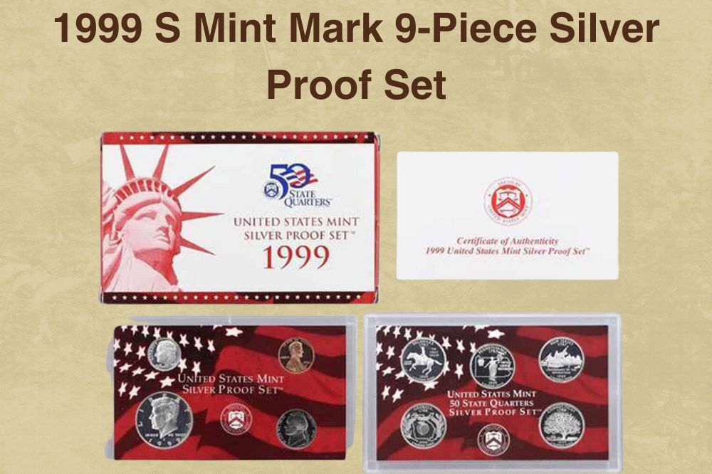 1999 S Mint Mark 9-Piece Silver Proof Set