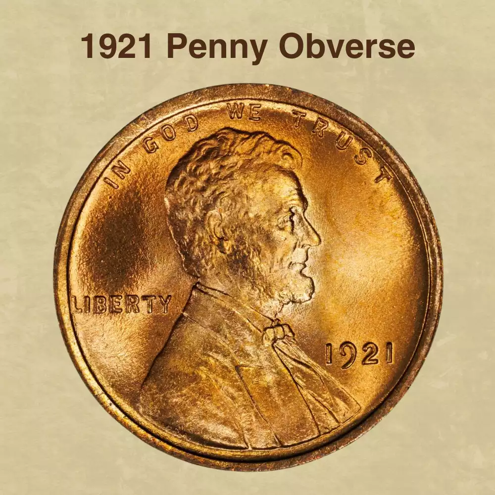 The Obverse Of The 1921 Penny