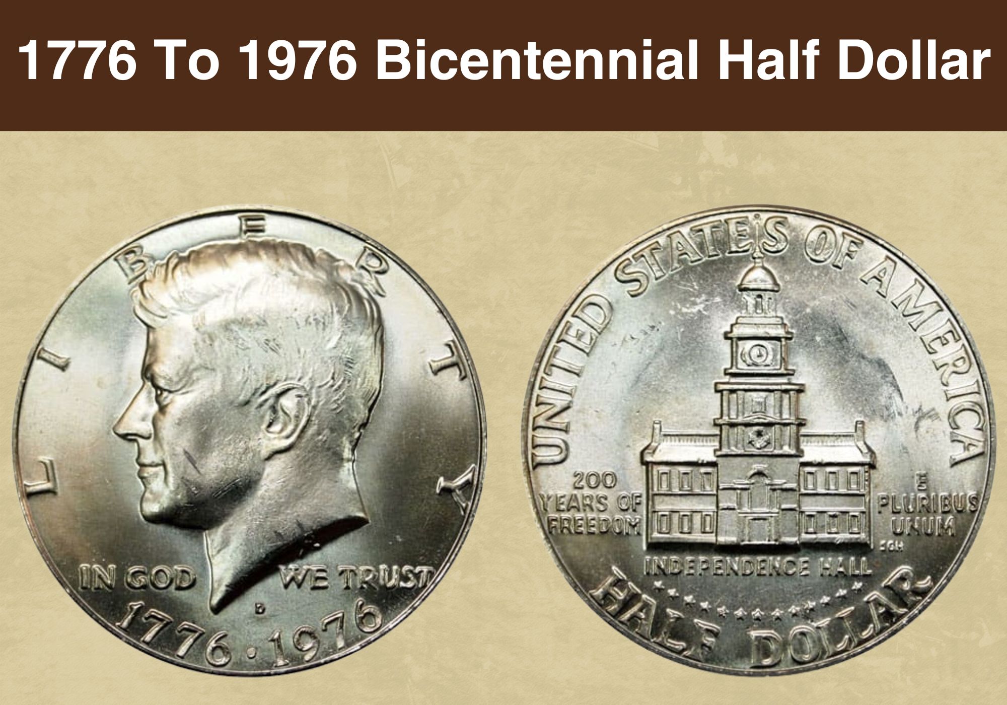 1776 to 1976 Bicentennial Half Dollar Value
