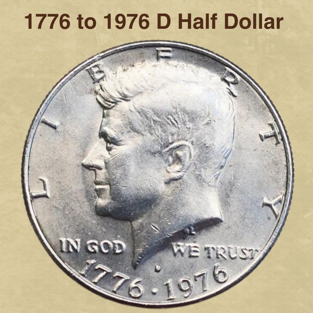 1776 to 1976 D Half Dollar