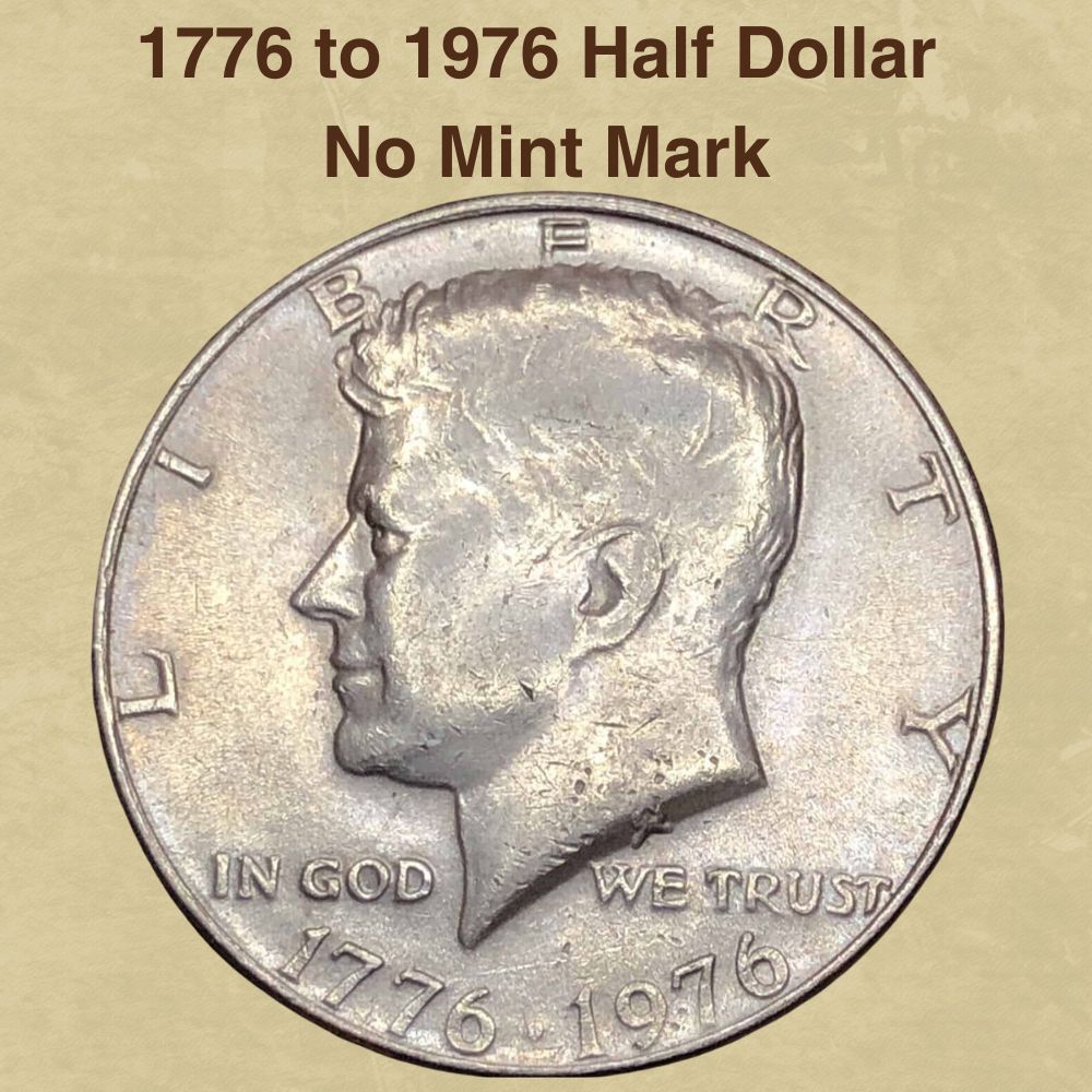 1776 to 1976 Half Dollar No Mint Mark