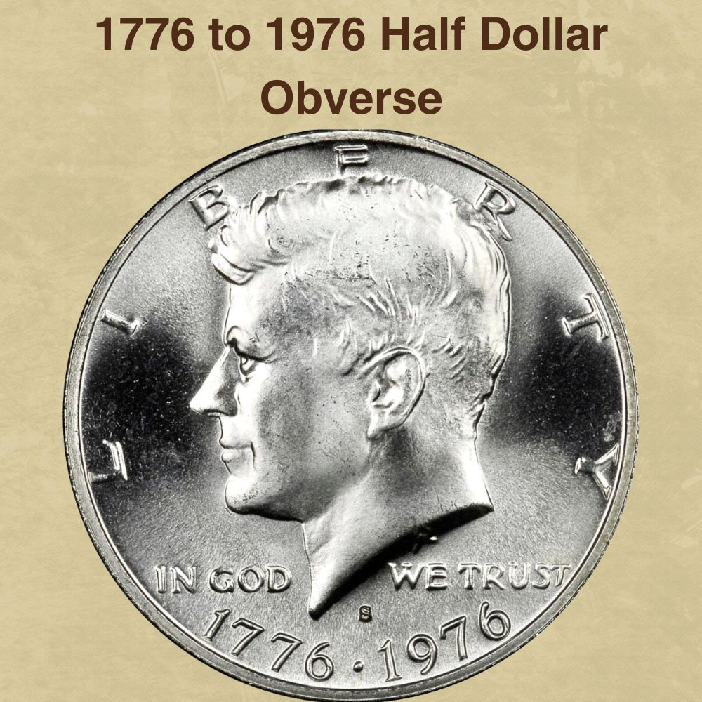 1776 to 1976 Half Dollar Obverse