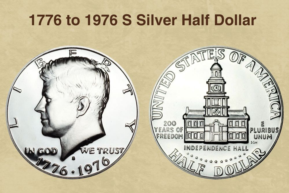 1776 to 1976 S Silver Half Dollar