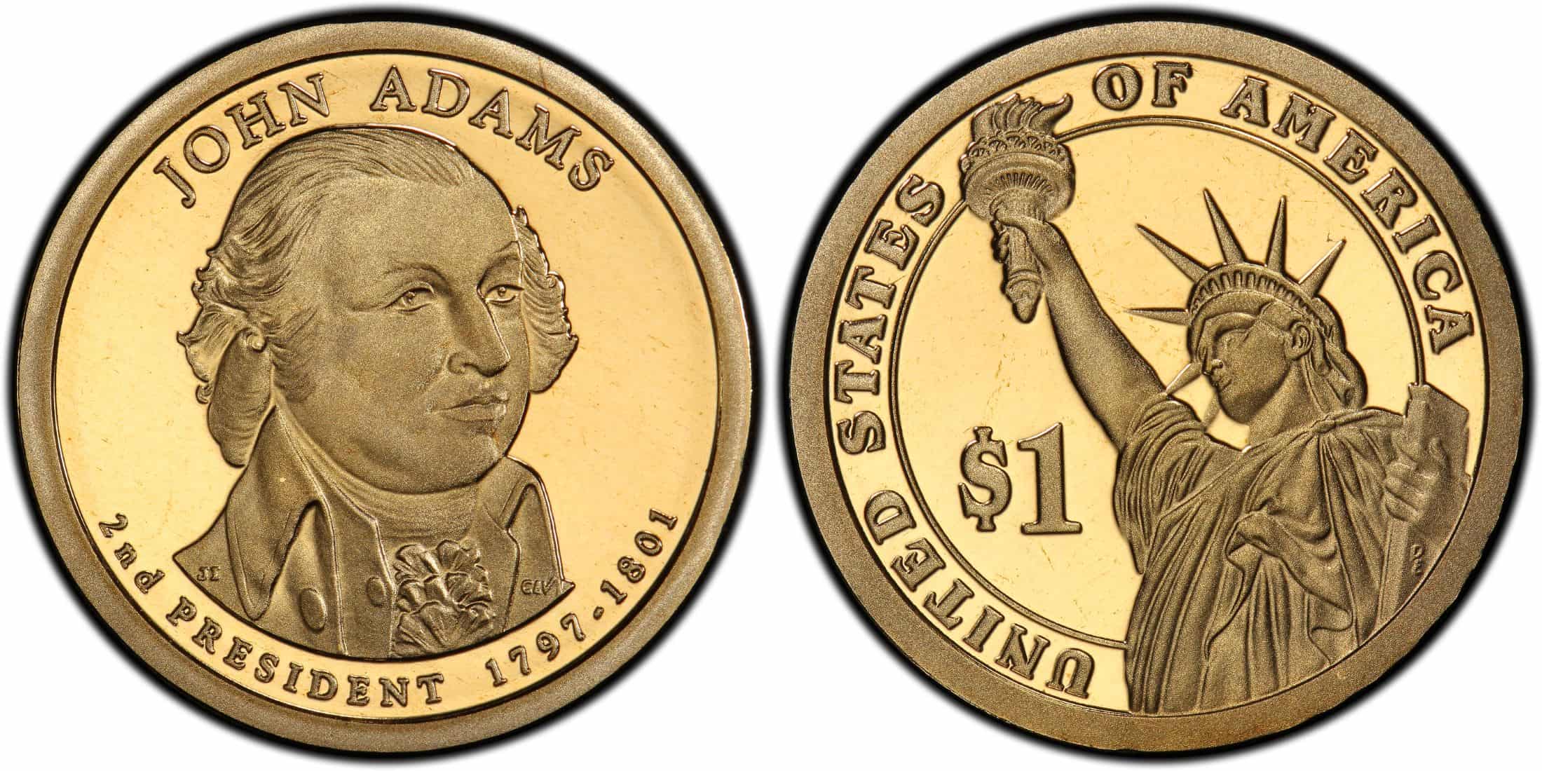1797 to 1801 John Adams Dollar Coin Value How Much Is It Worth Today?