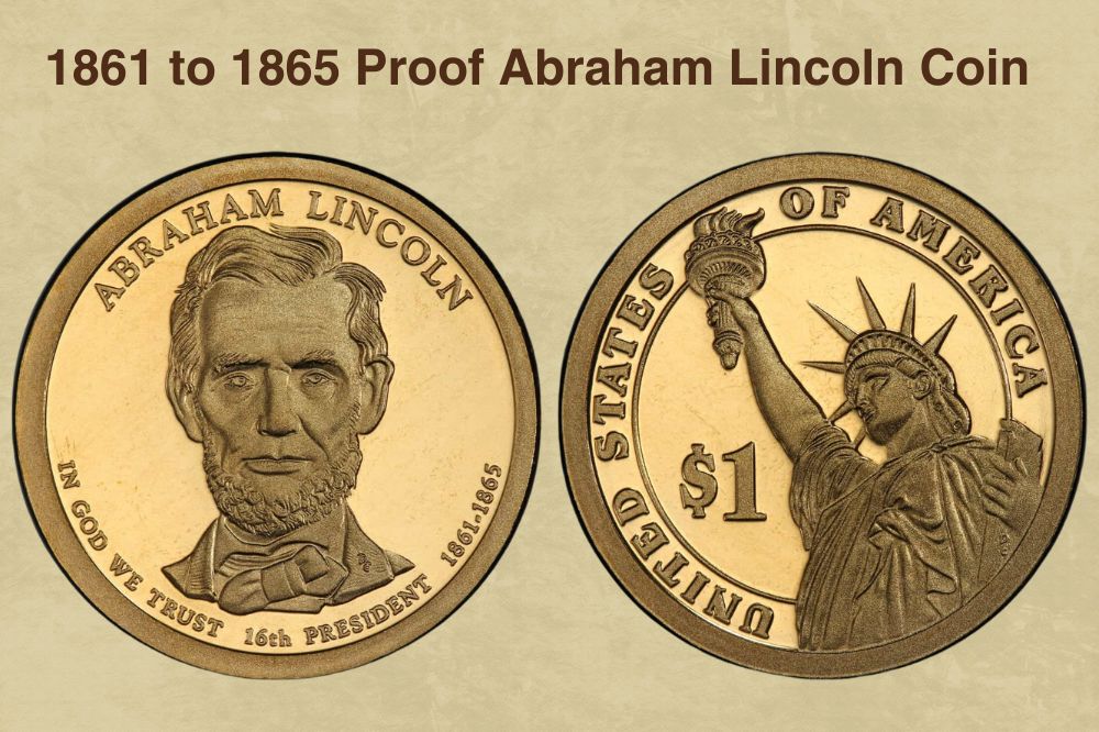 1861 to 1865 Proof Abraham Lincoln Coin