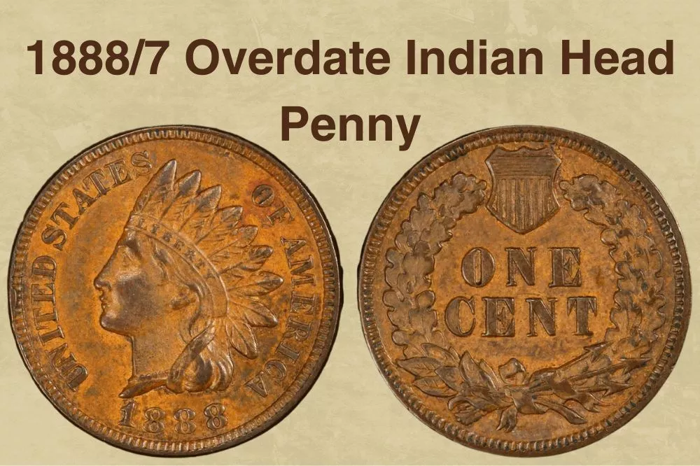 1888/7 Overdate Indian Head Penny