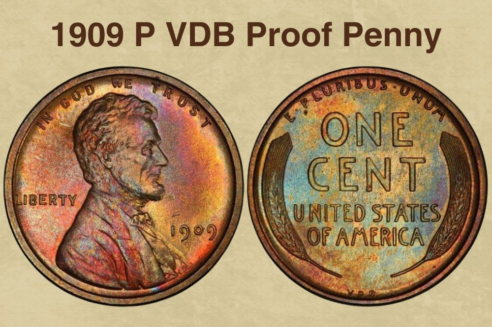 1909 P VDB Proof Penny