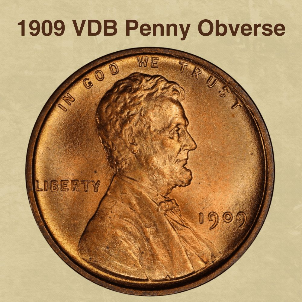 1909 VDB Penny Obverse