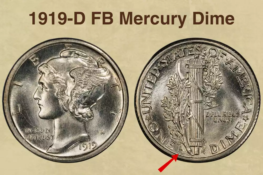 1919-D FB Mercury Dime