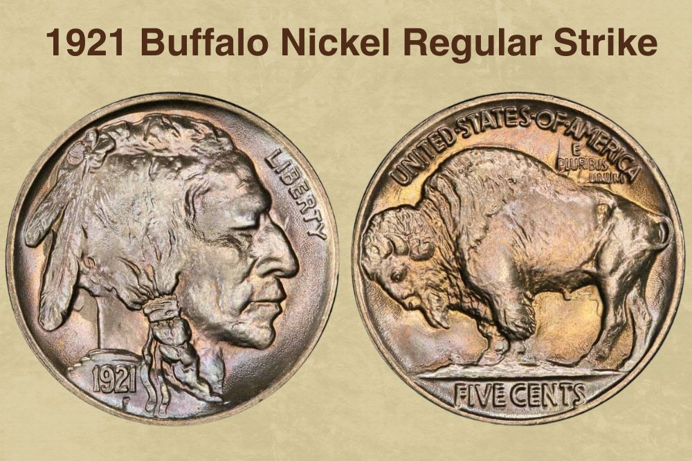 1921 Buffalo Nickel Regular Strike