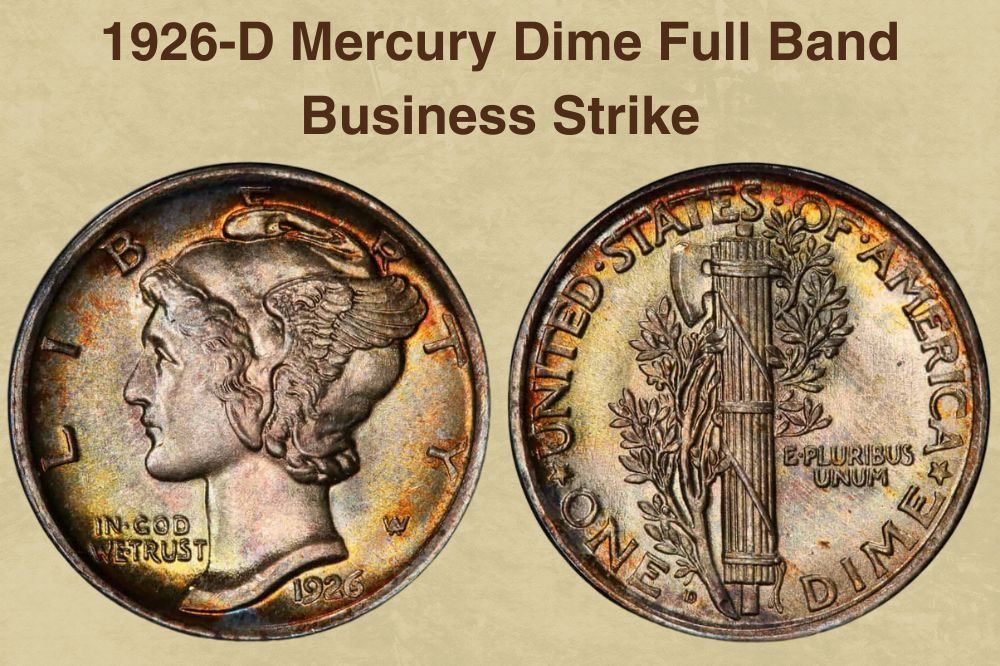 1926-D Mercury Dime Full Band Business Strike