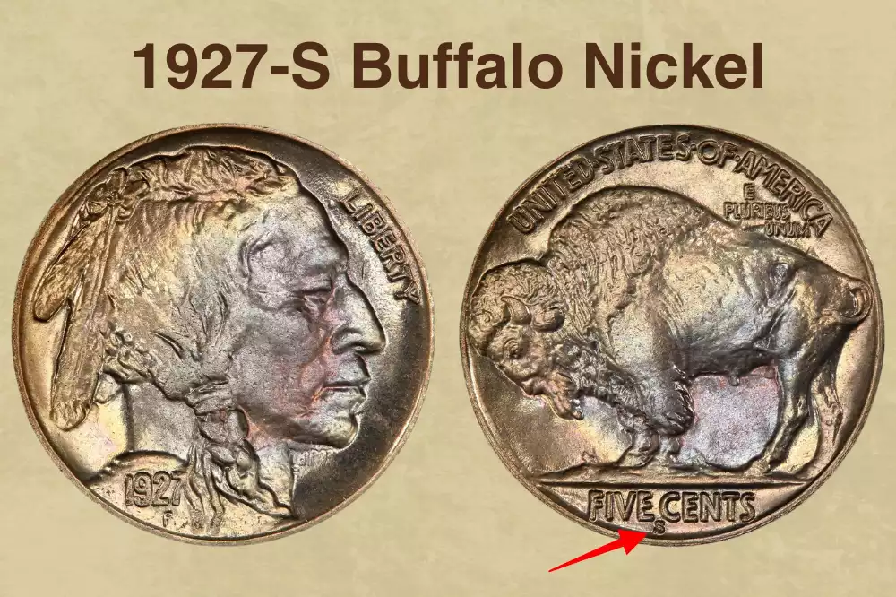1927-S Buffalo Nickel