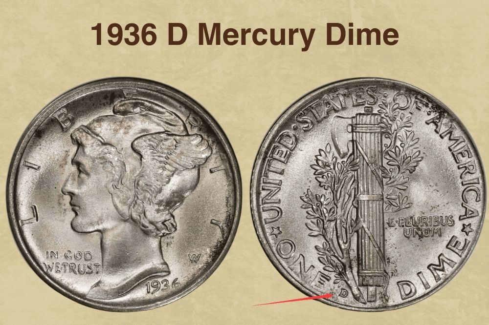 1936 D Mercury Dime
