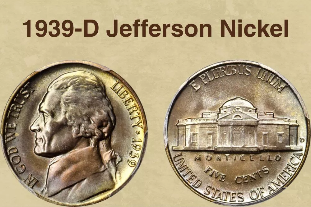 1939-D Jefferson Nickel