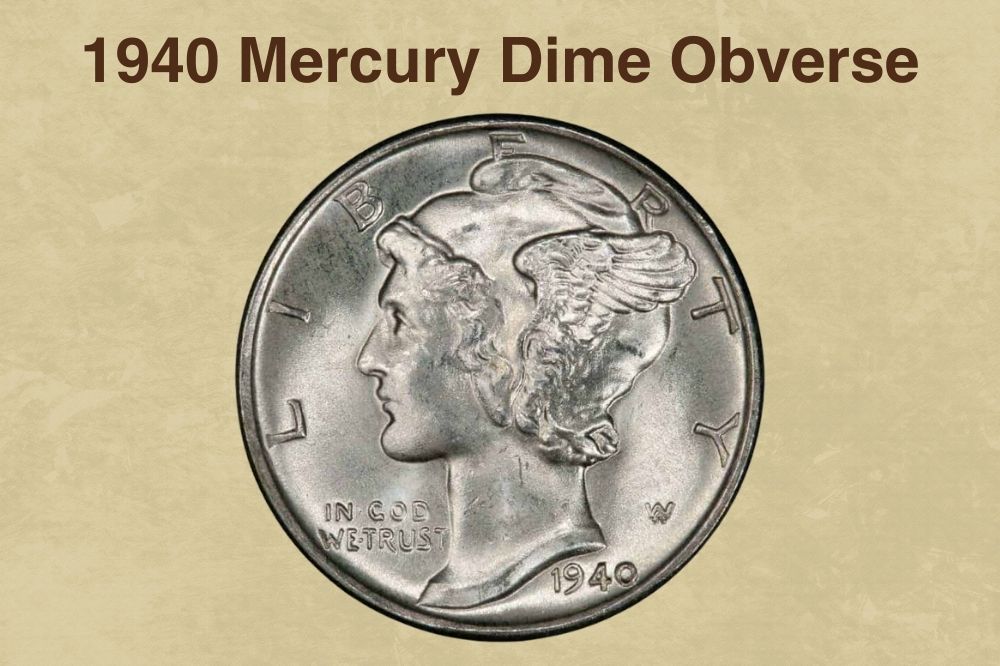 1940 Mercury Dime Obverse