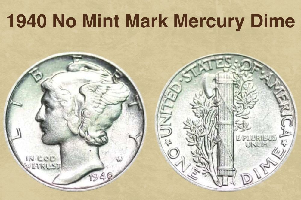 1940 No Mint Mark Mercury Dime