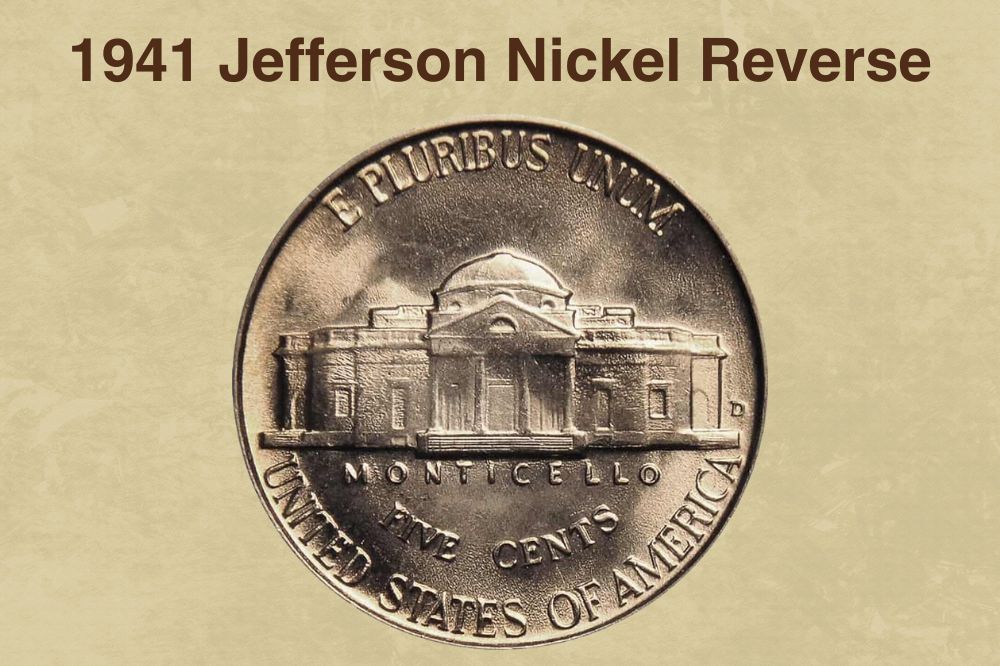 1941 Jefferson Nickel Reverse