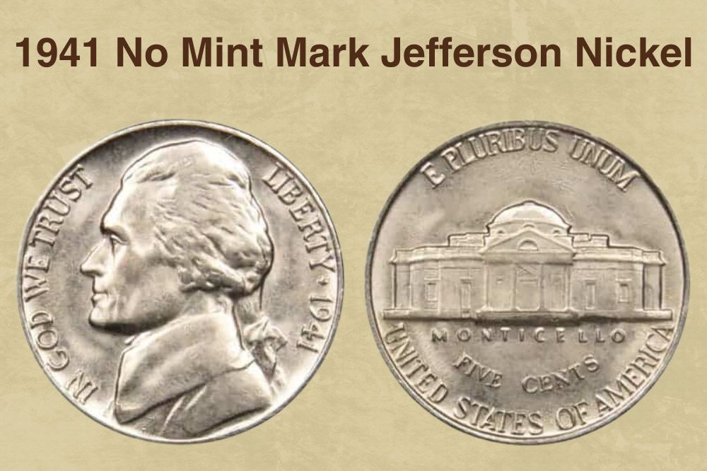 1941 No Mint Mark Jefferson Nickel