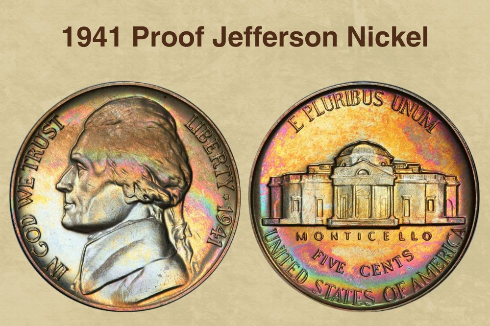1941 Proof Jefferson Nickel