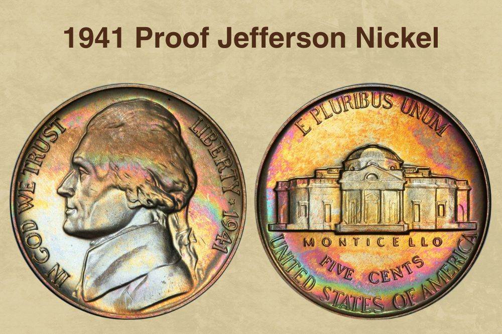 1941 Proof Jefferson Nickel