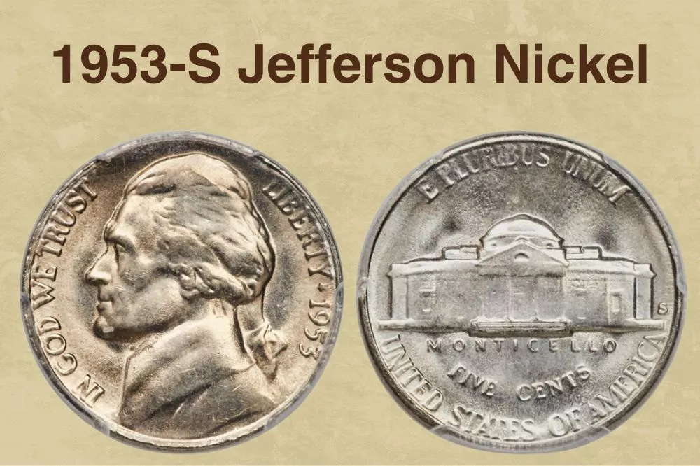 1953-S Jefferson Nickel