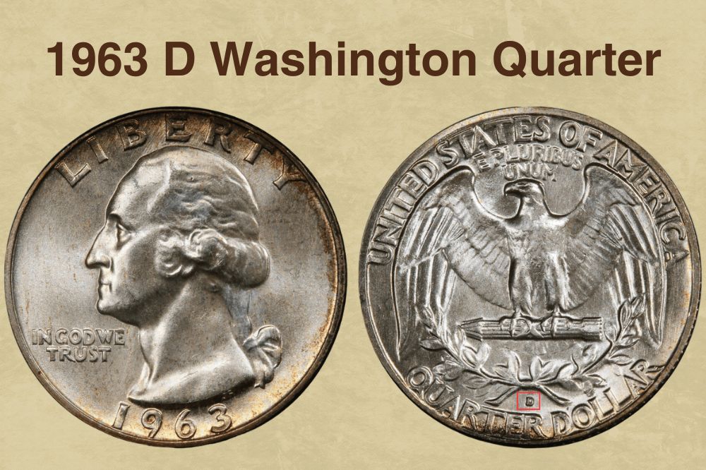 1963 D Washington quarter