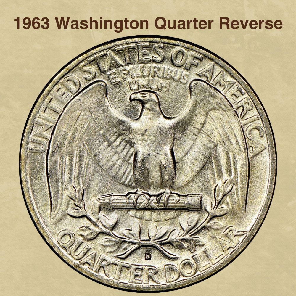 1963 Washington Quarter Reverse