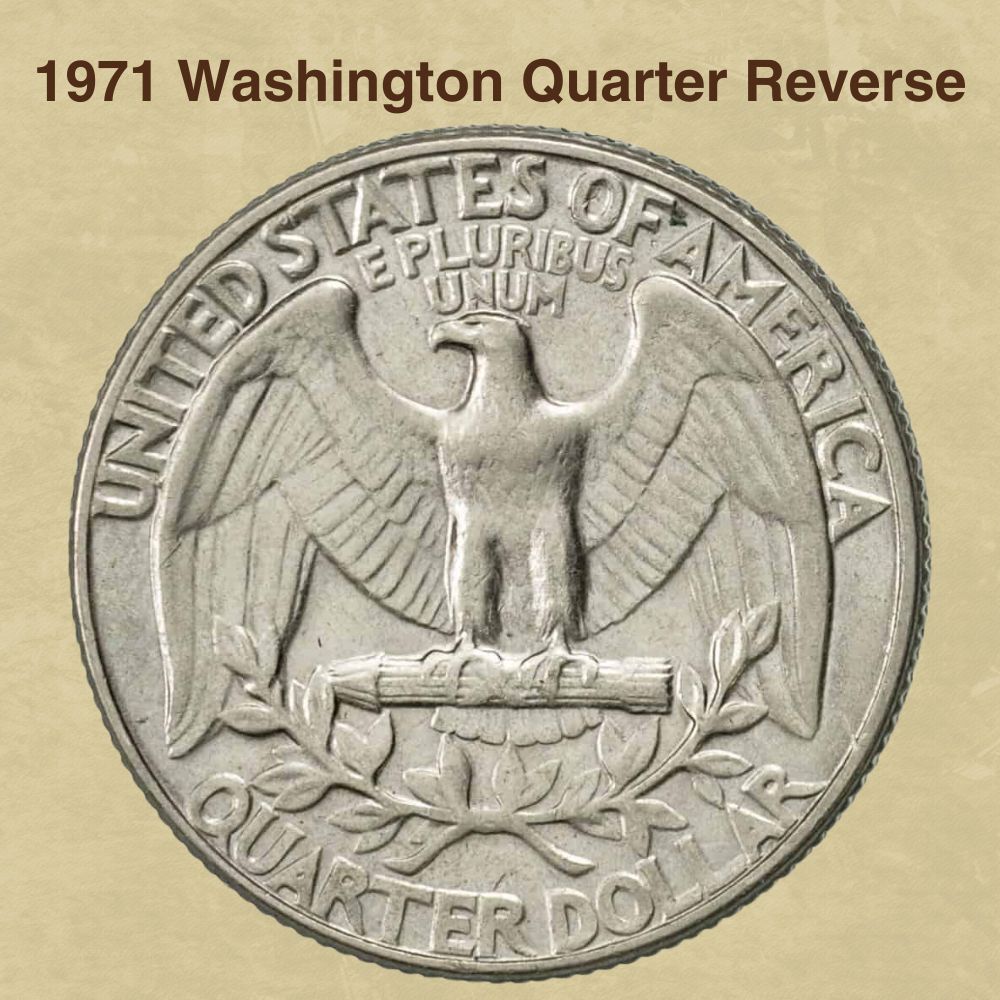 1971 Washington Quarter Reverse
