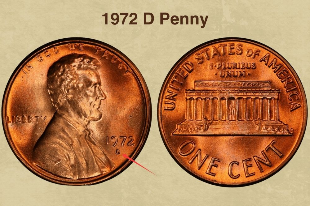 1972 D Penny
