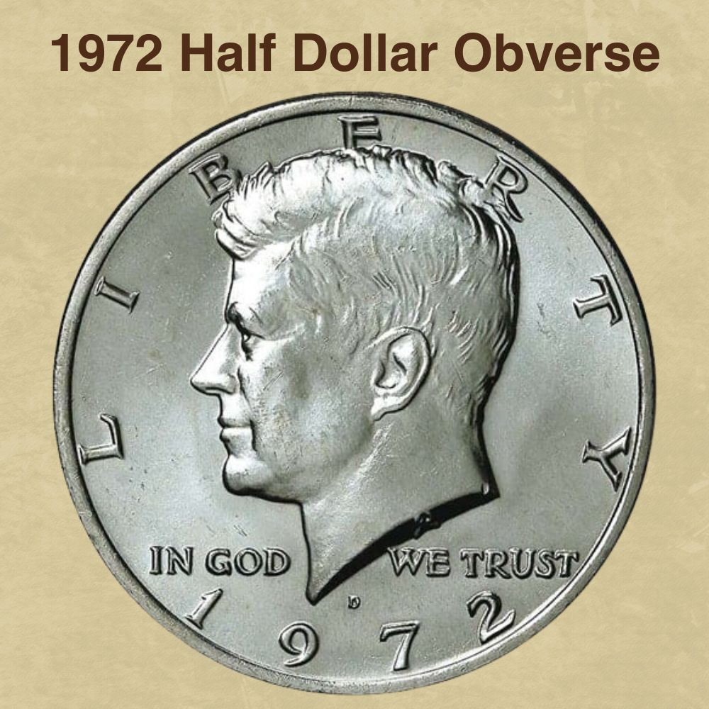1972 Half Dollar Obverse