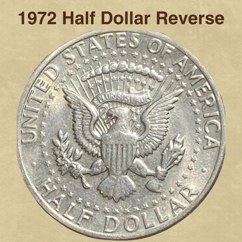1972 Half Dollar Reverse