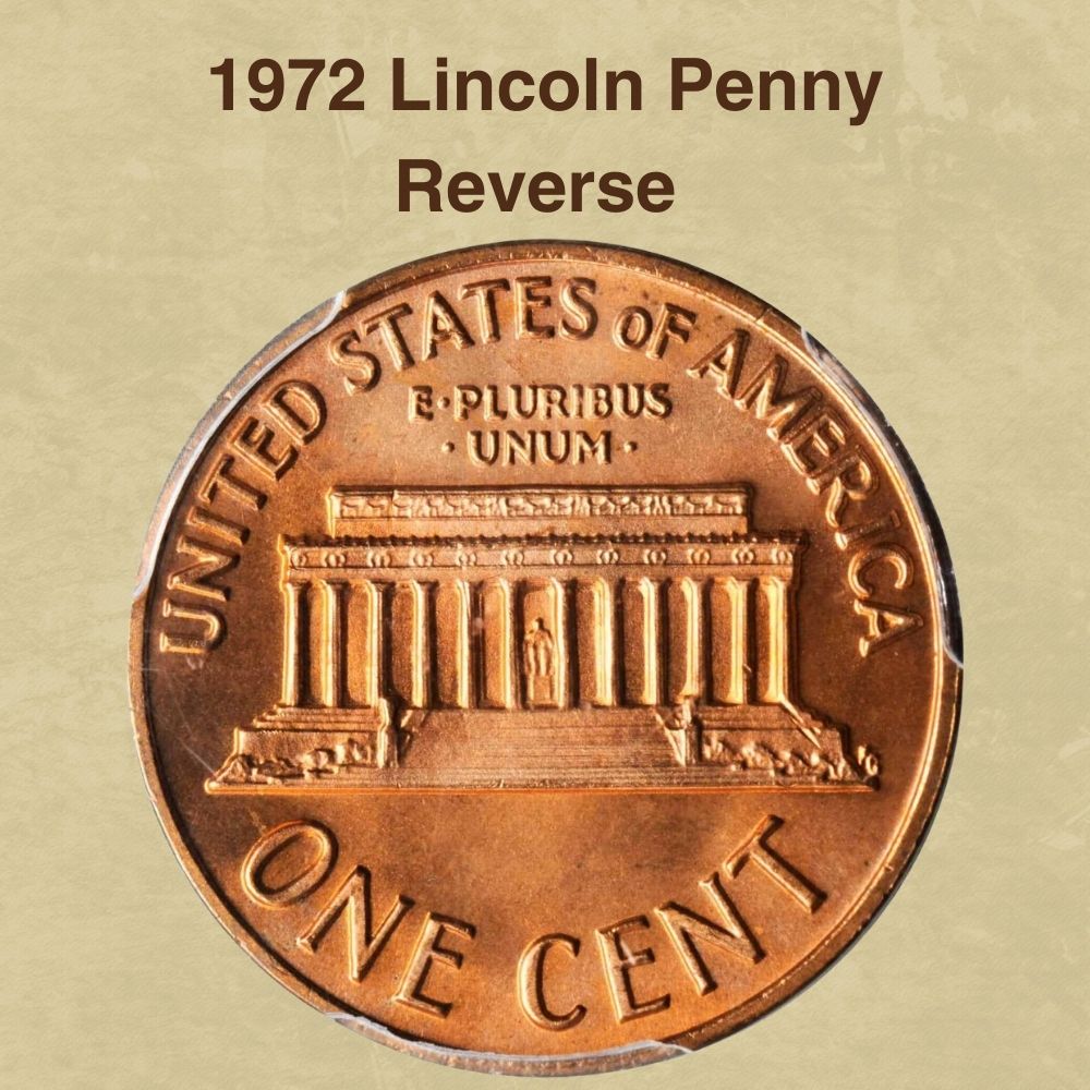 1972 Lincoln Penny Reverse