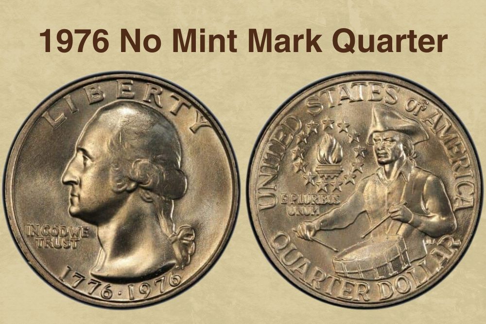 1976 No Mint mark quarter