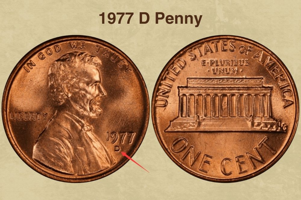 1977 D Penny