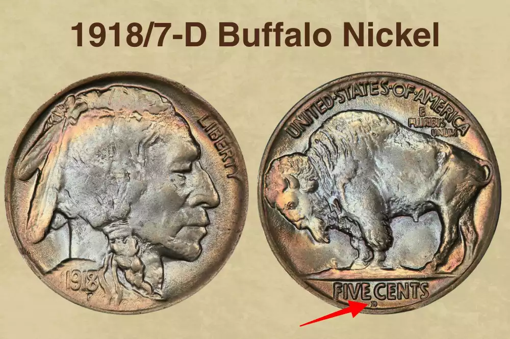 1918/7-D Buffalo Nickel