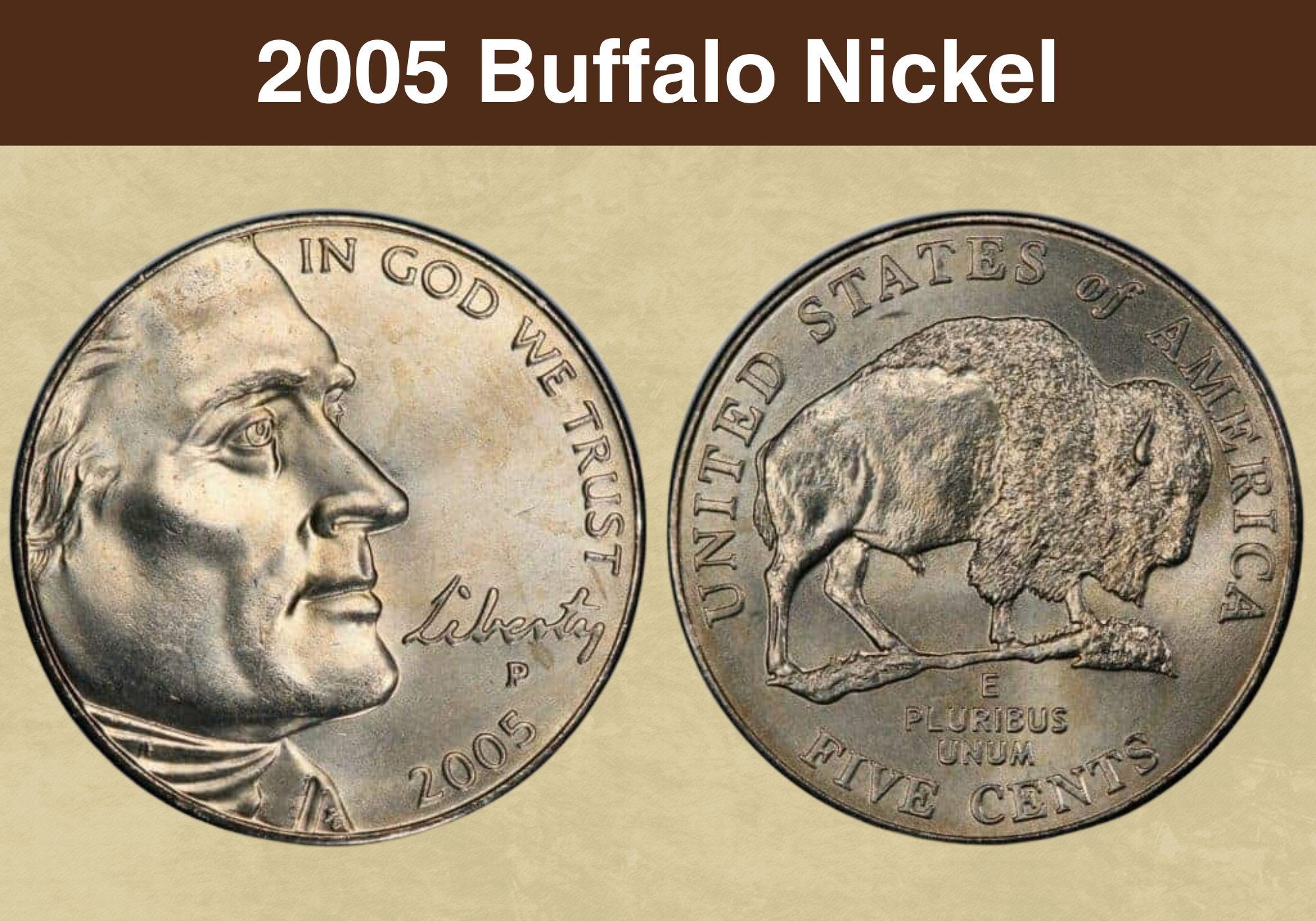 Full Date Buffalo Nickels - 40 Pc Roll