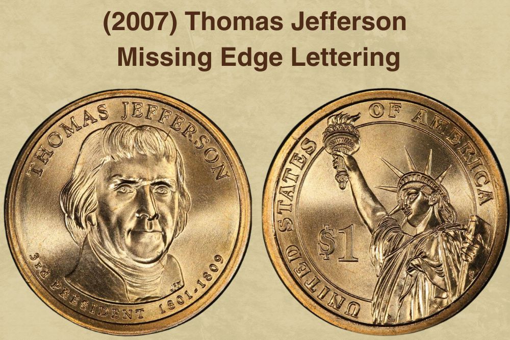 (2007) Thomas Jefferson Missing Edge Lettering
