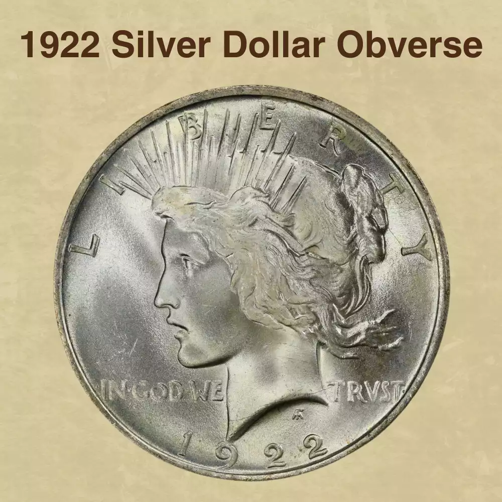 The Obverse Of The 1922 Silver Dollar