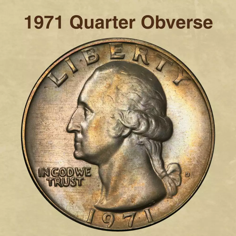 The Obverse Of The 1971 Quarter