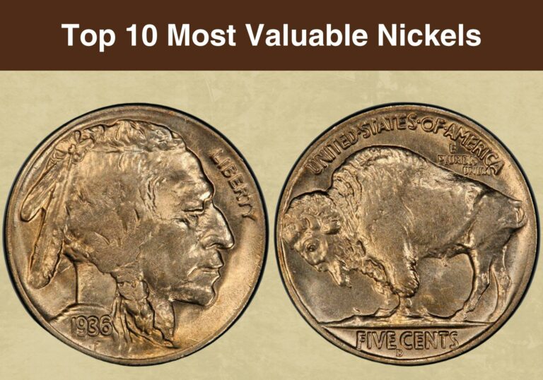Top 10 Most Valuable Nickels Worth Money (With Pictures)