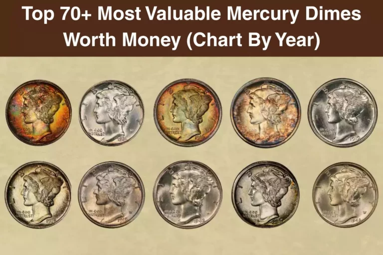 Top 70+ Most Valuable Mercury Dimes Worth Money (Chart By Year)