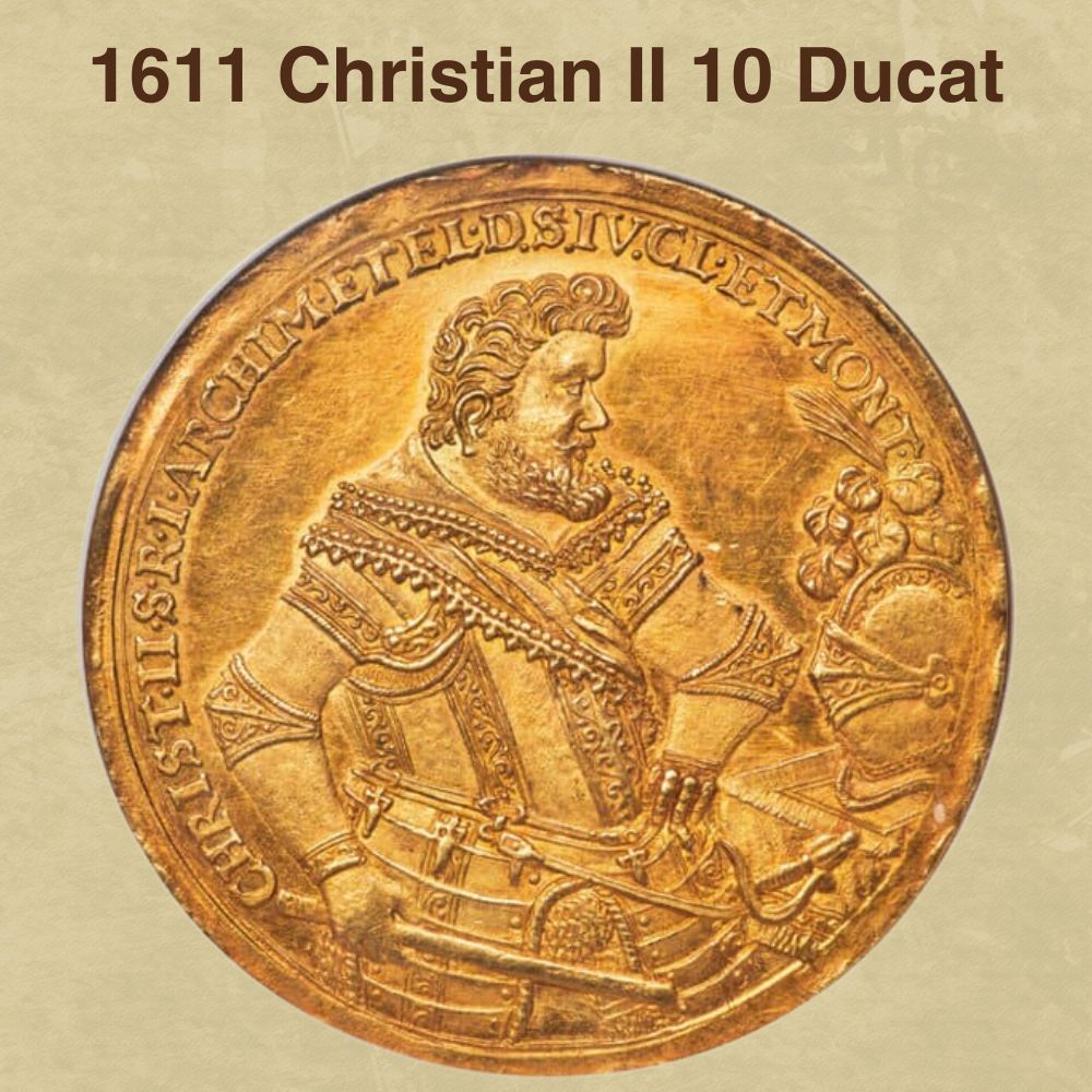 1611 Christian II 10 Ducat