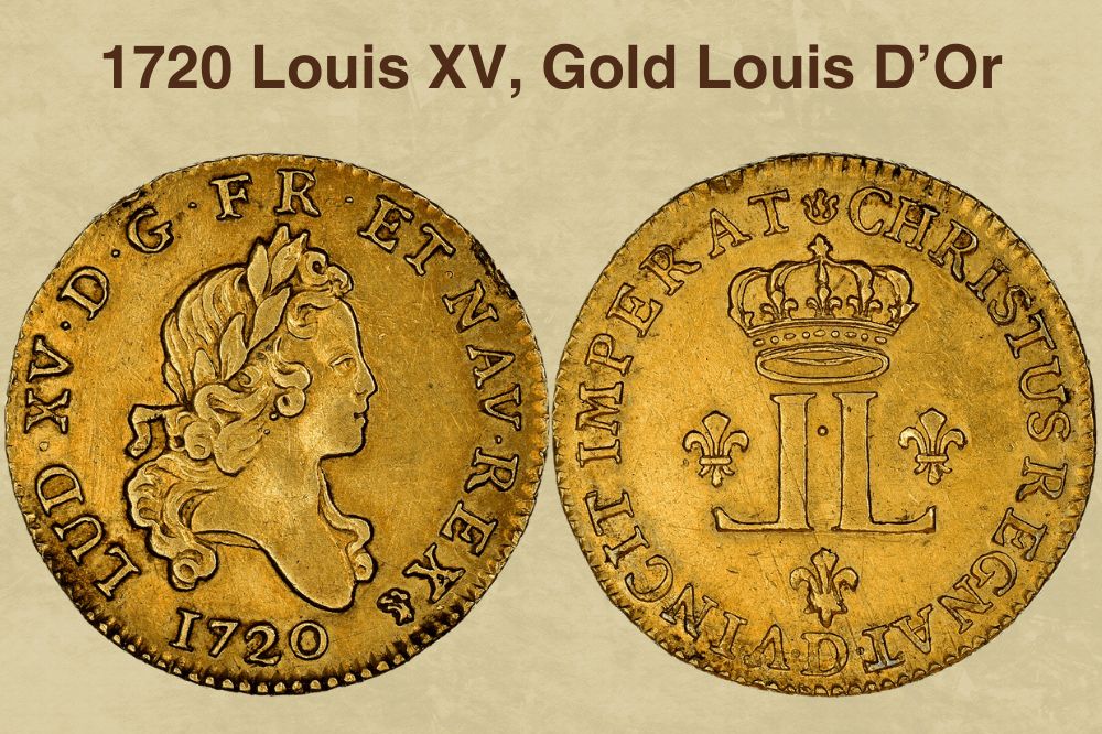 1720 Louis XV, Gold Louis D’Or