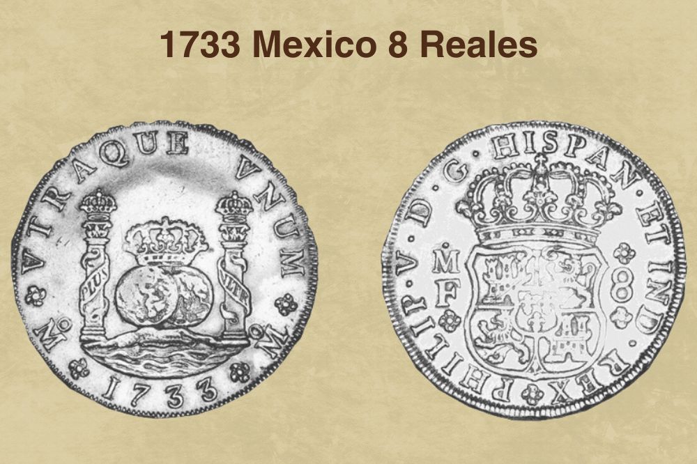 1733 Mexico 8 Reales