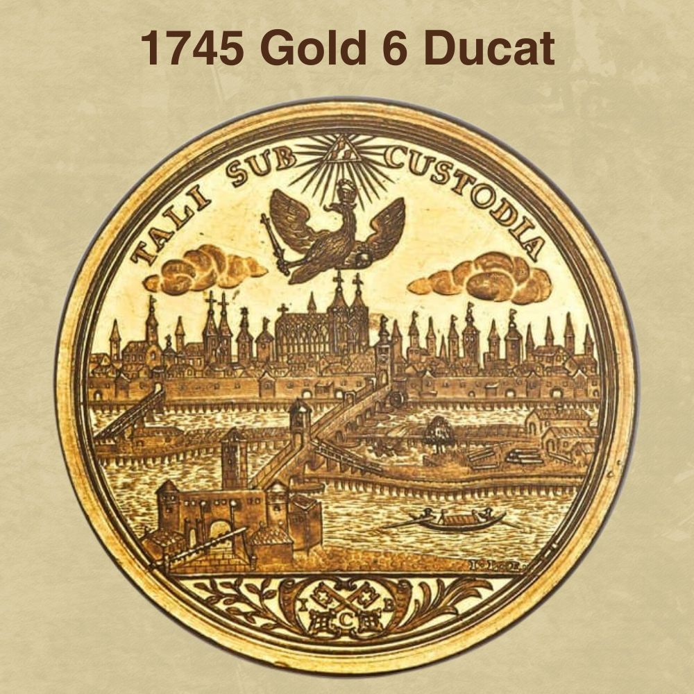 1745 Gold 6 Ducat