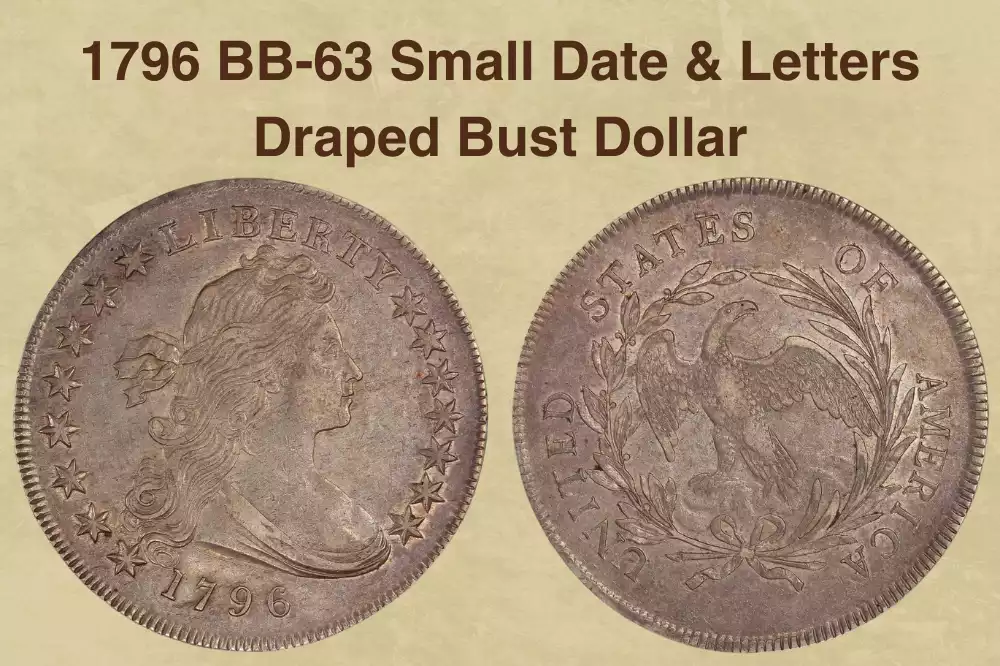 1796 BB-63 Small Date & Letters Draped Bust Dollar