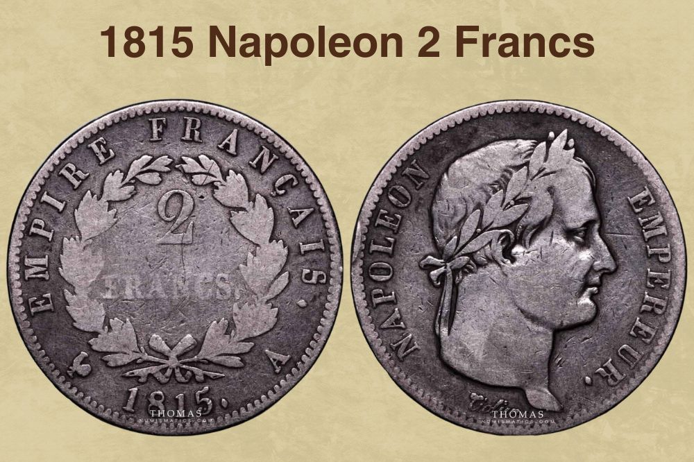1815 Napoleon 2 Francs