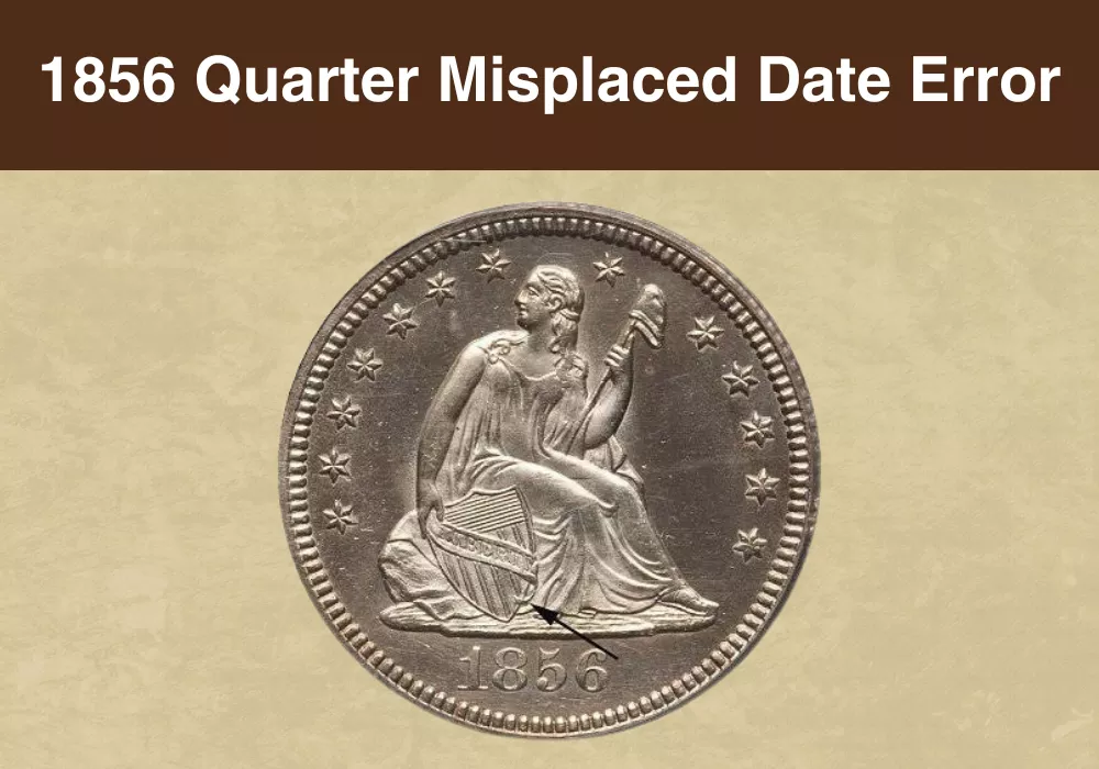 1856 Quarter Misplaced Date Error