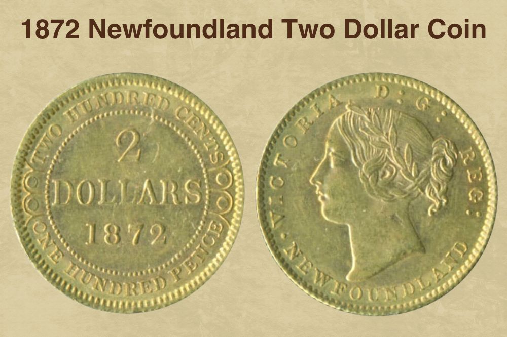1872 Newfoundland Two Dollar Coin