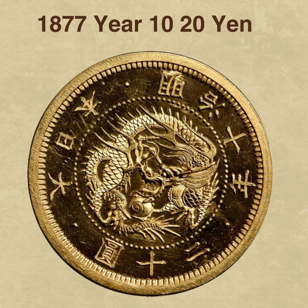 1877 Year 10 20 Yen